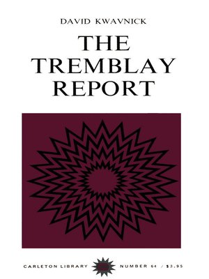 cover image of Tremblay Report